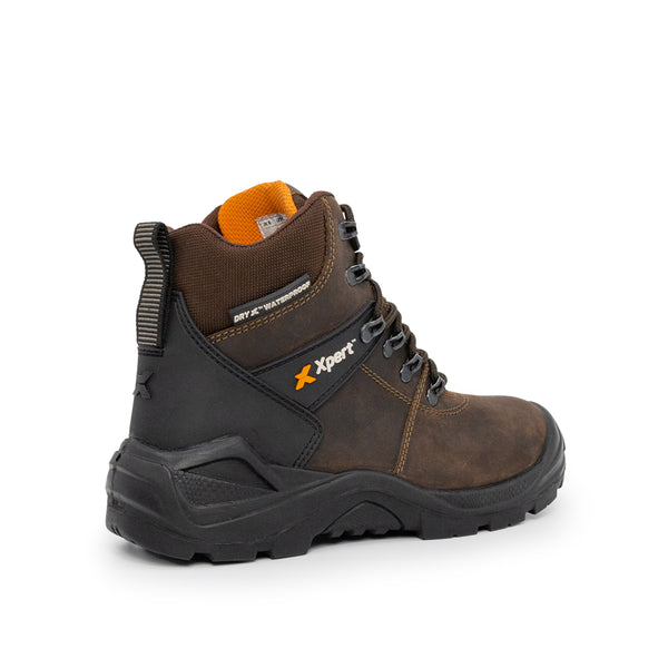 Xpert Typhoon Waterproof S3 Safety Boot Brown