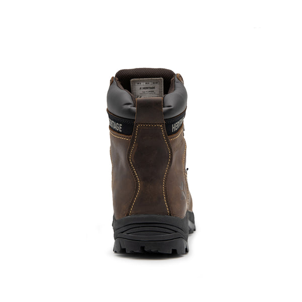 Xpert Heritage Legend Waterproof S7L Safety Boot Brown
