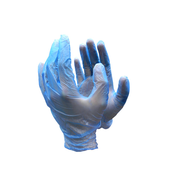 Blue Powder Free Vinyl Gloves