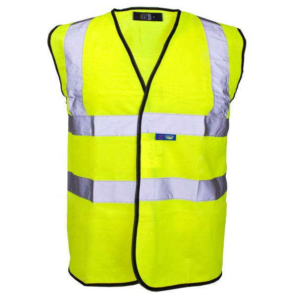Hi-Vis Two Band & Brace Vest - Yellow/Black