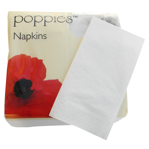 ﻿40cm 2 ply readyfold white - 2000 Fill
