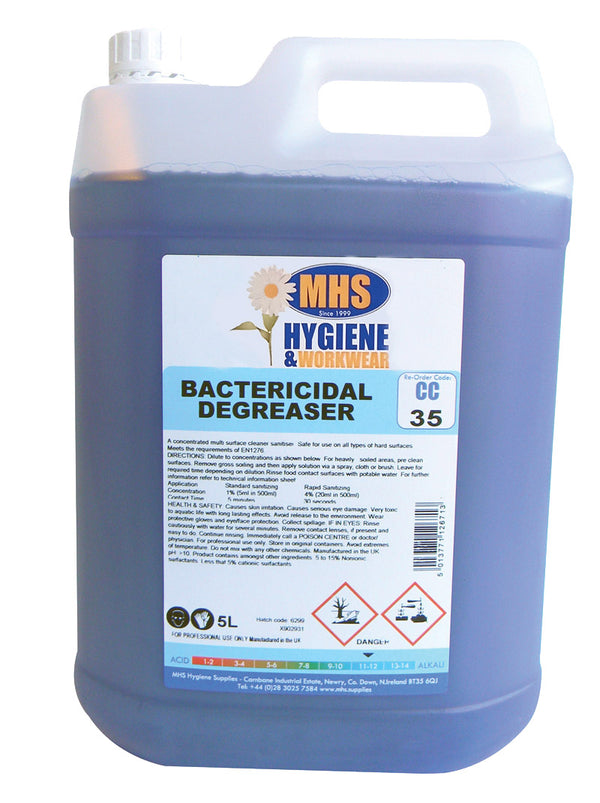 ﻿BACTERICIDAL DEGREASER 2x5L