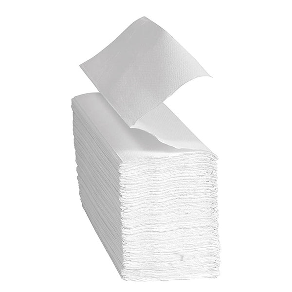 ﻿WHITE Z FOLD HANDTOWELS 2 PLY - 2400 Pack