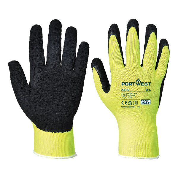 A340 - Grip 13 Latex Foam Hi-Vis Glove